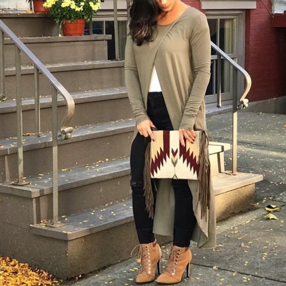 Sustainable Fashion Long Tunic Sweater